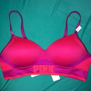 PINK WEAR EVERYWHERE WIRELESS LIGHTLY LINED